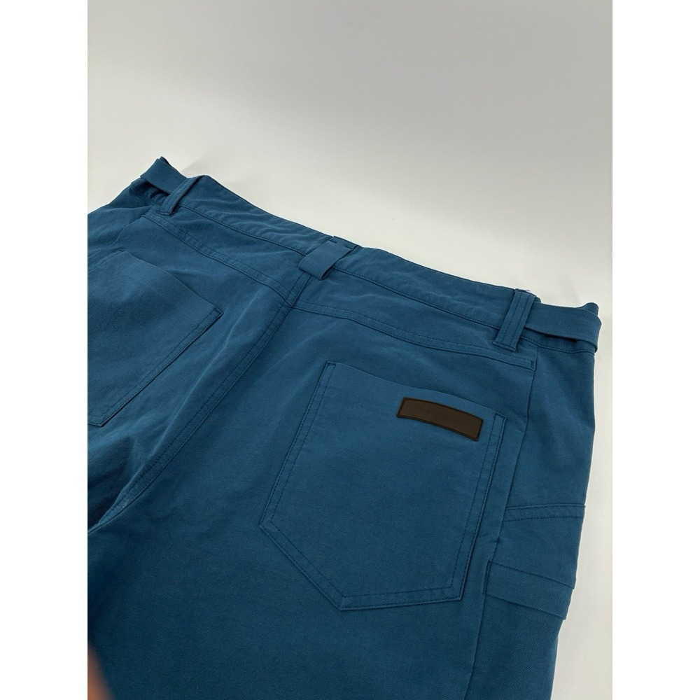 Mens 36x 30 Ten Thousand Utility Pants Blue Nylon Blend Stretch